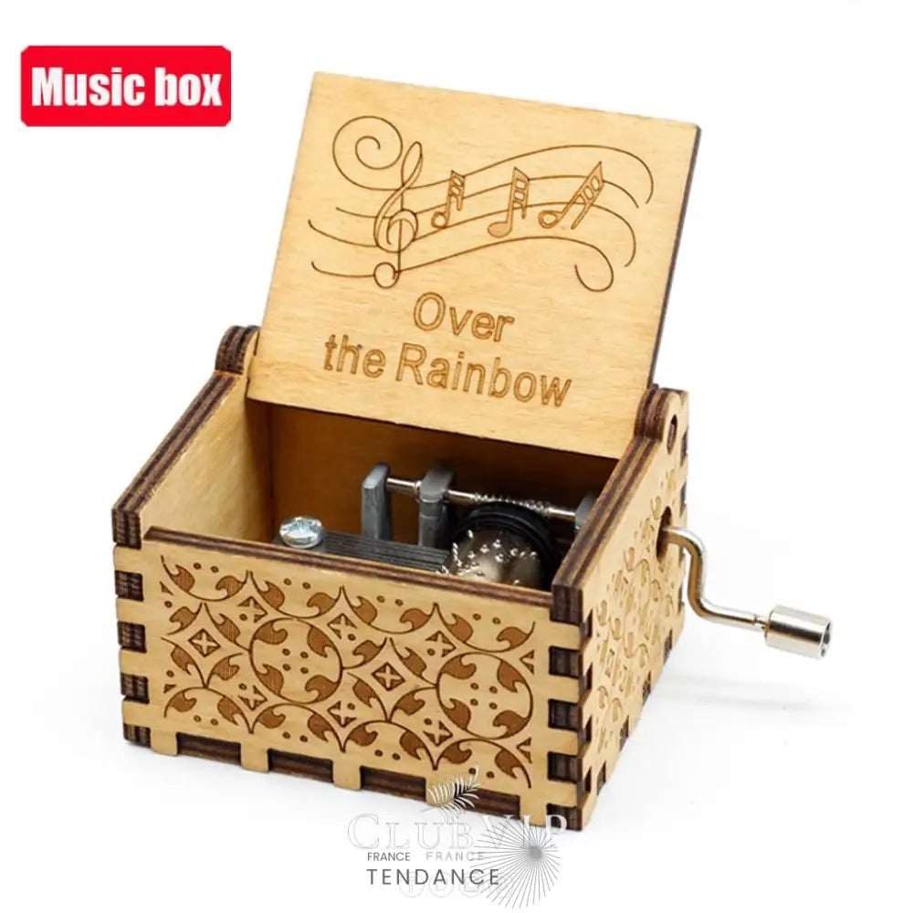 Boîtes à Musique En Bois Naturel | Cinéma Mangas Jeux Vidéos