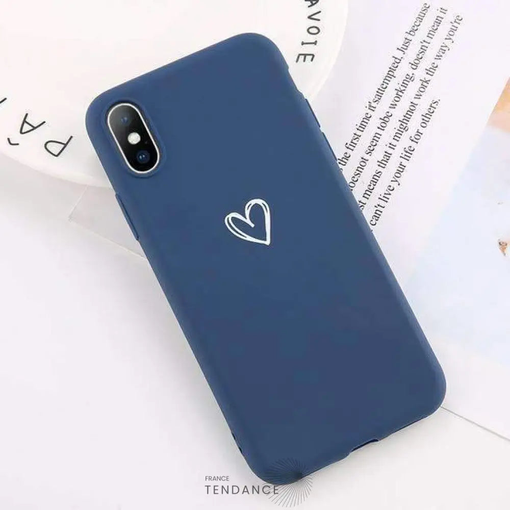Coque Blue Heart | France-Tendance