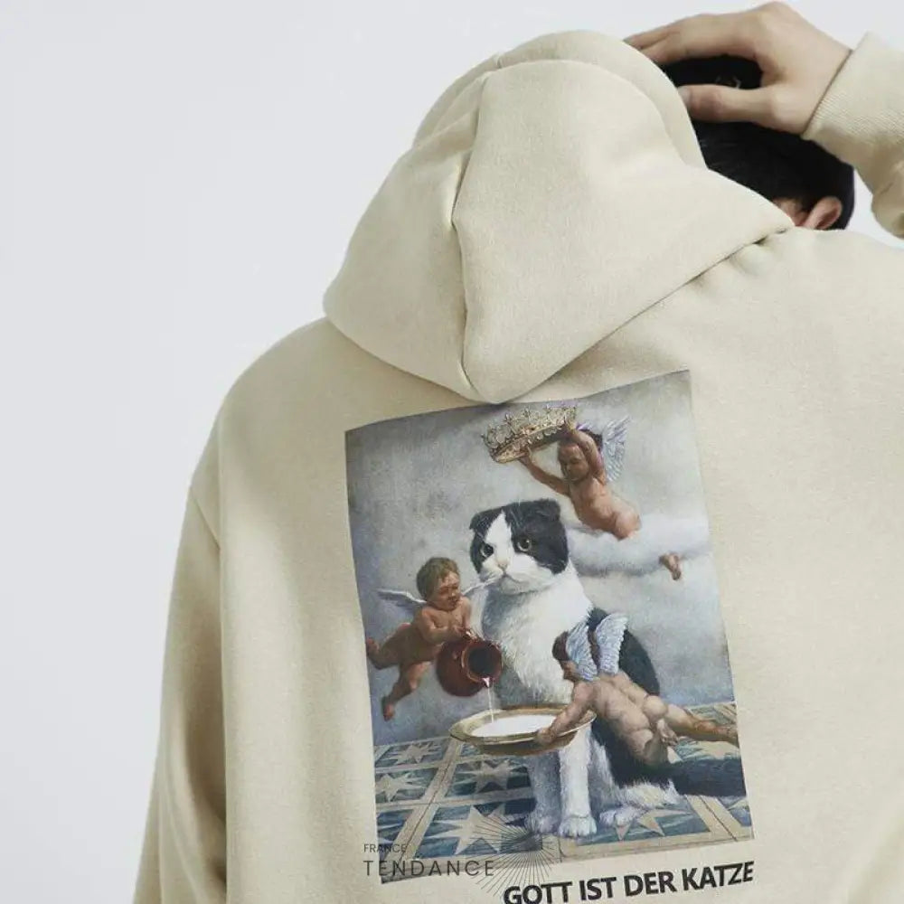 Hoodie Cat King | France-Tendance