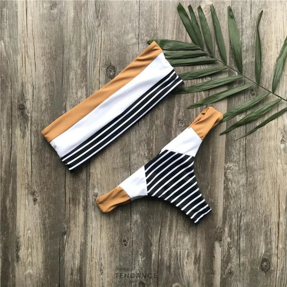 Maillot De Bain Imprimé Dos Stylé | France-Tendance