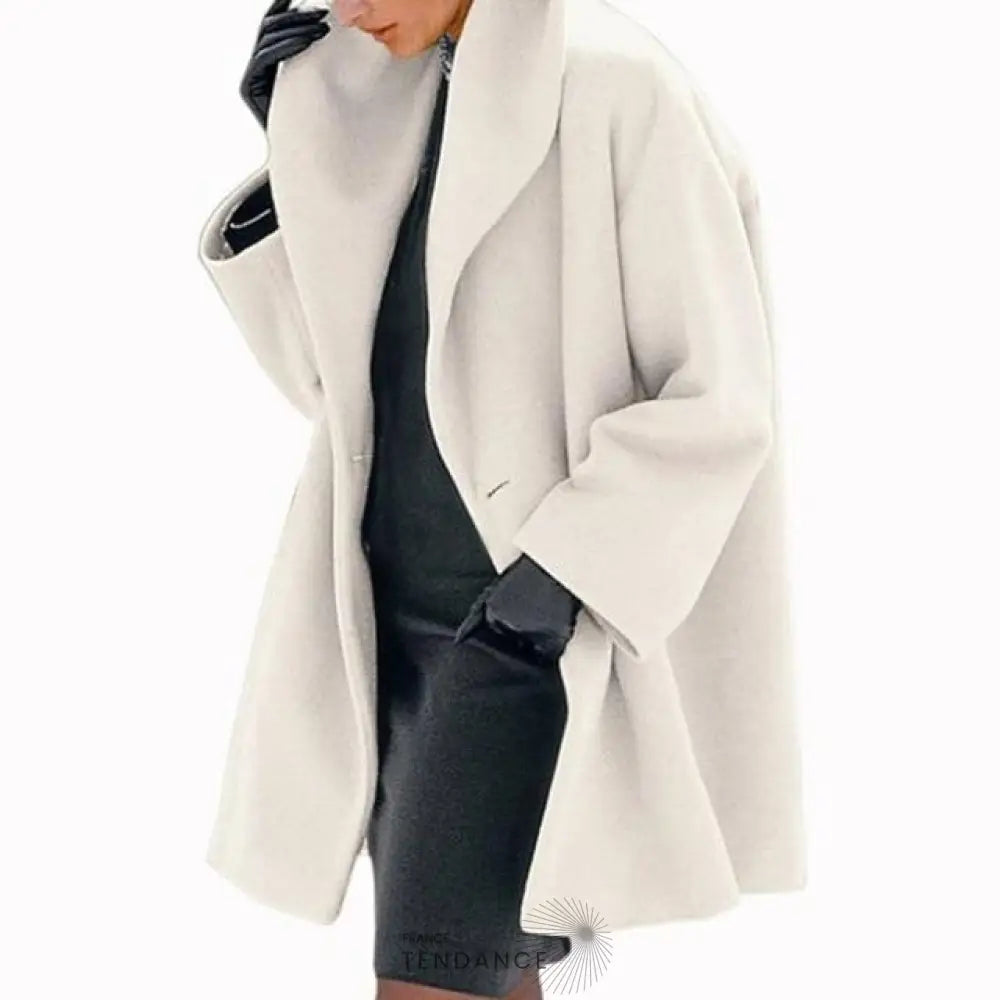 Manteau à Col Rabattu | France-Tendance