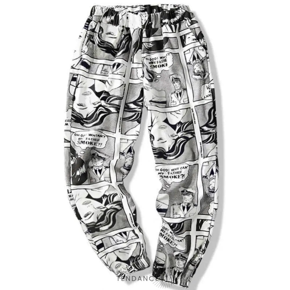 Pantalon White x Cartoon™ | France-Tendance
