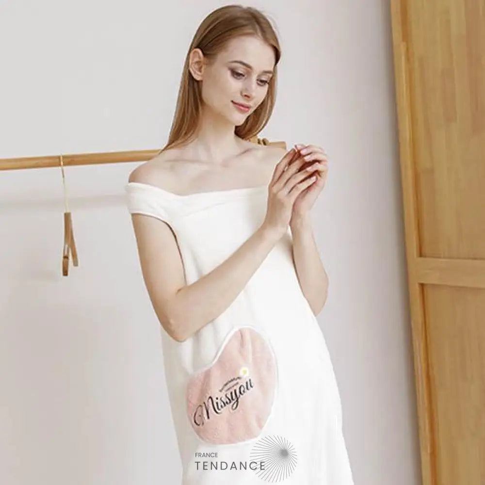 Peignoir De Bain En Peluche | France-Tendance