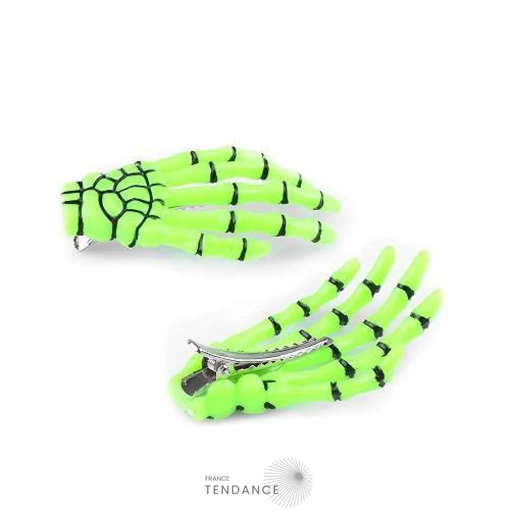 Pinces Pour Cheveux Mains De Squelette | France-Tendance