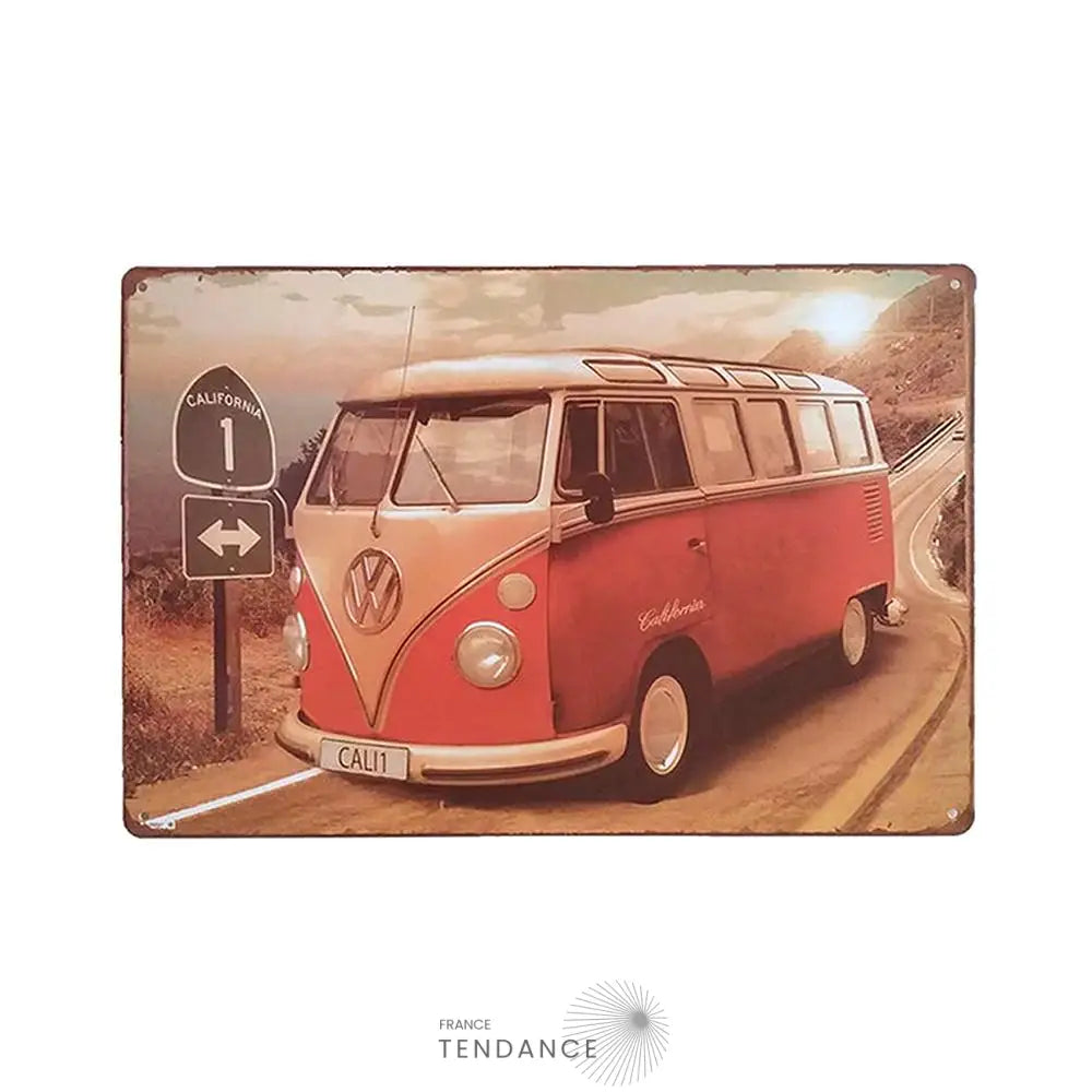 Plaque Vintage Décorative En Métal | France-Tendance