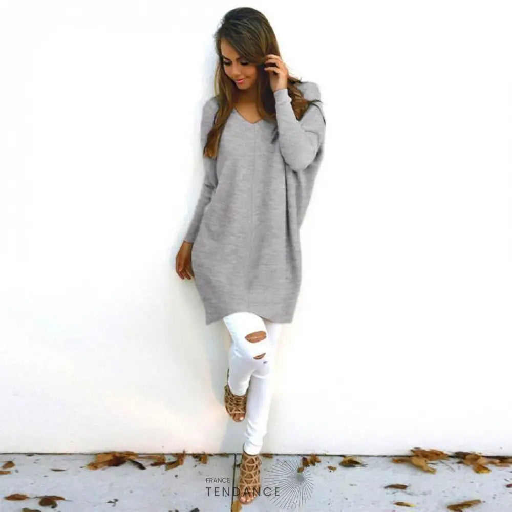 Pull Col v Alina | France-Tendance