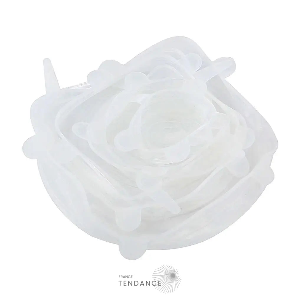 Six Couvercles Multi-usages Hermétiques Et Extensibles |