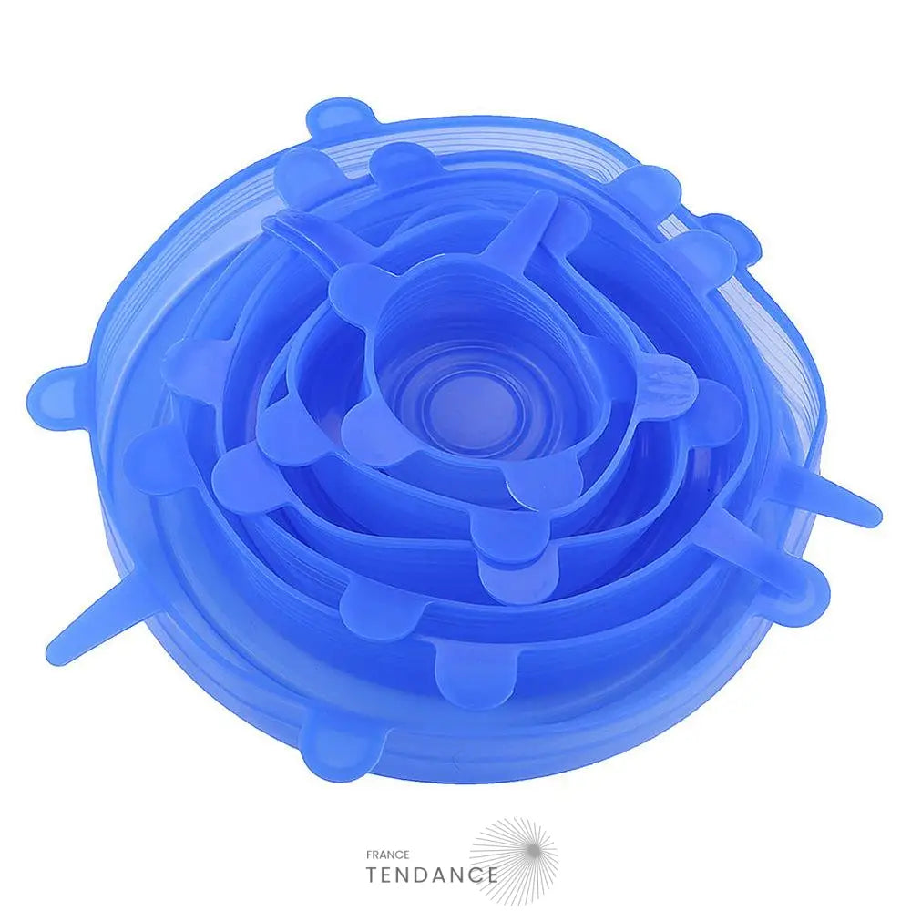 Six Couvercles Multi-usages Hermétiques Et Extensibles |