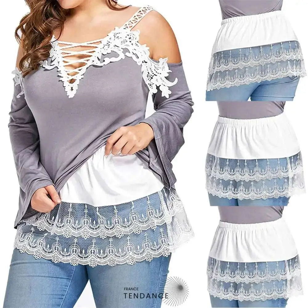 SKIRV™ | Jupe Bas-de-Chemise Tendance Outfit |