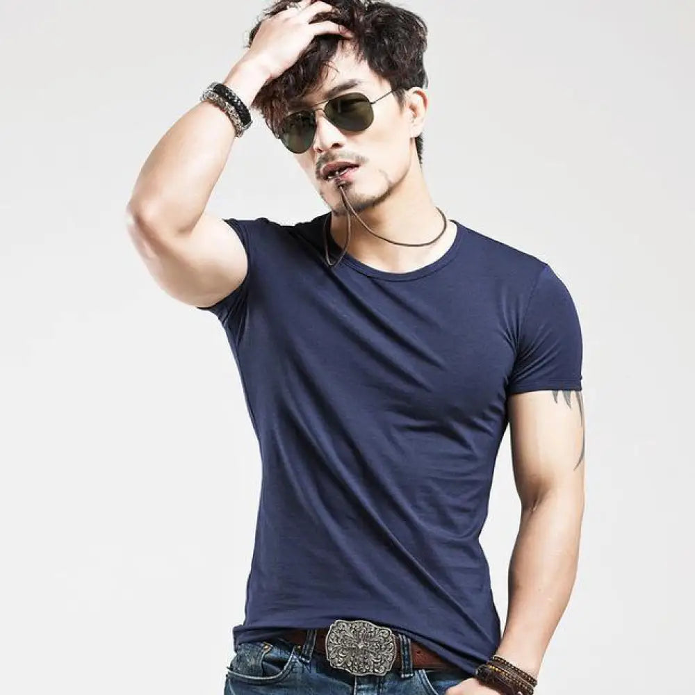 T-shirt Léger Col v | France-Tendance