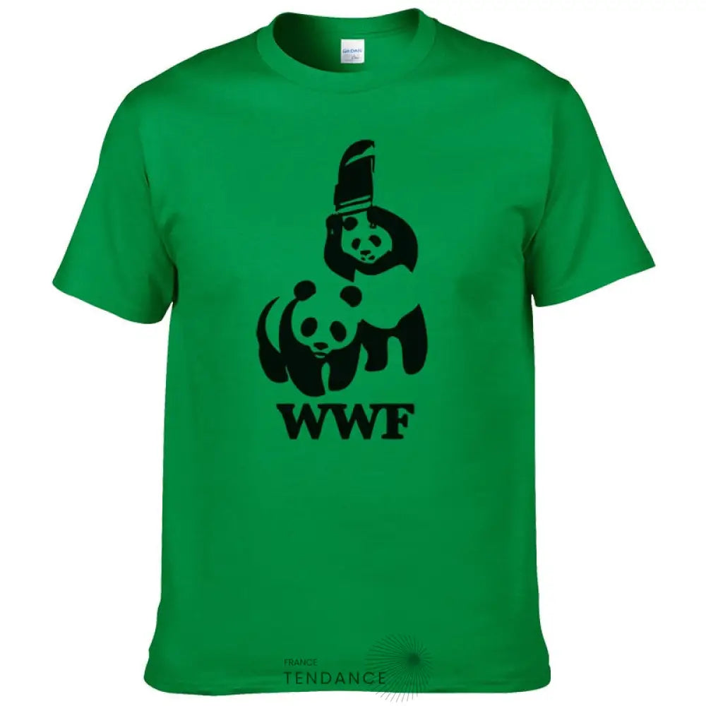 T-shirt Panda | Parodie Wwf | France-Tendance