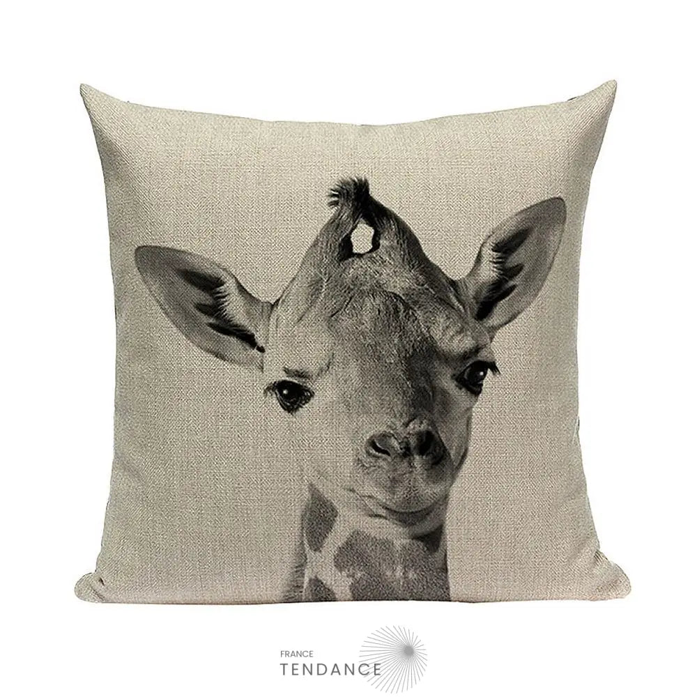 Taie De Coussin Décorative 45x45 - Série Bébés Animaux |