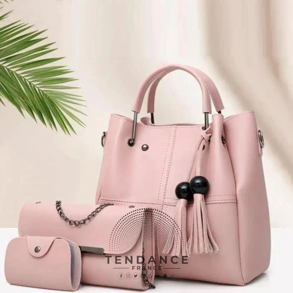 Lot De 3 Pièces Sac & Pochettes | France-Tendance