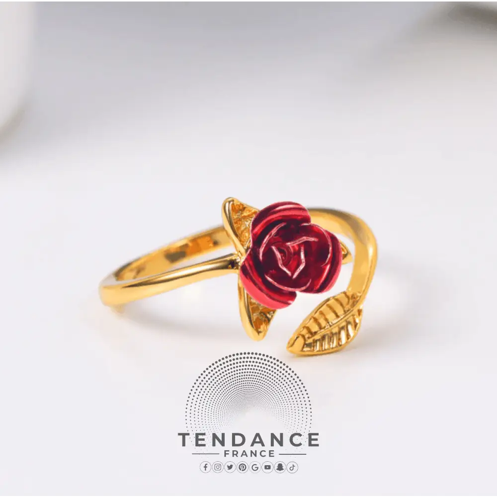 Bague Rose éternelle Cercle D’amour | France-Tendance