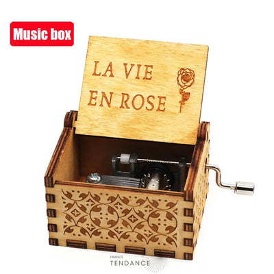 Boîtes à Musique En Bois Naturel | Cinéma Mangas Jeux Vidéos