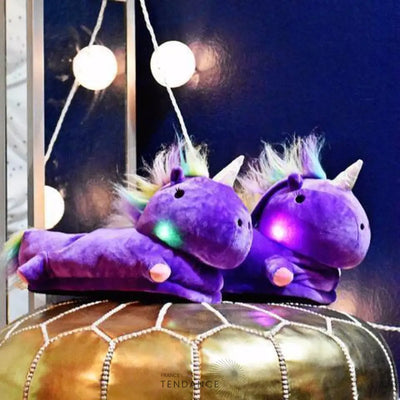 Chaussons Licornes Arc-en-ciel | France-Tendance