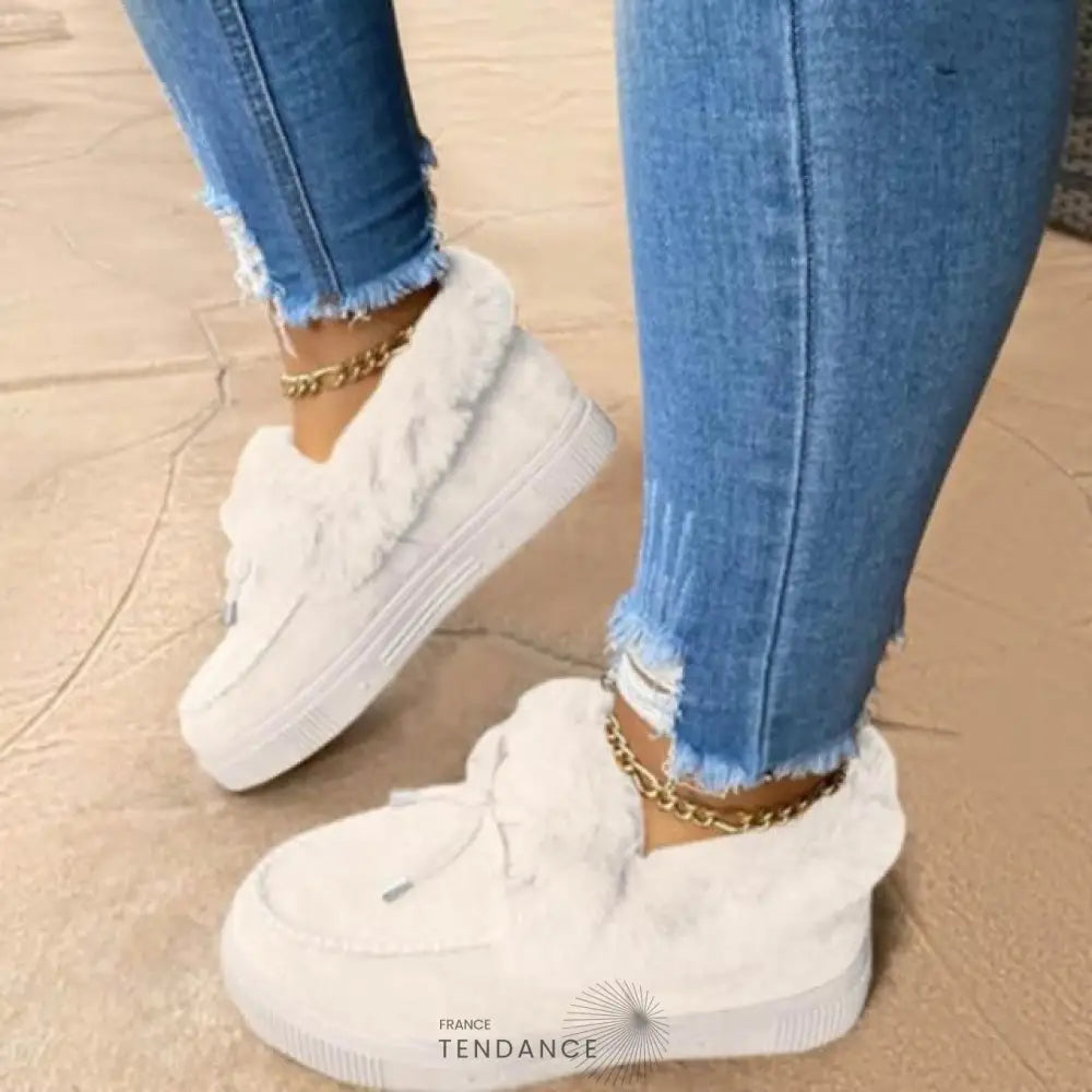 Chaussures Casual à Fourrure | France-Tendance