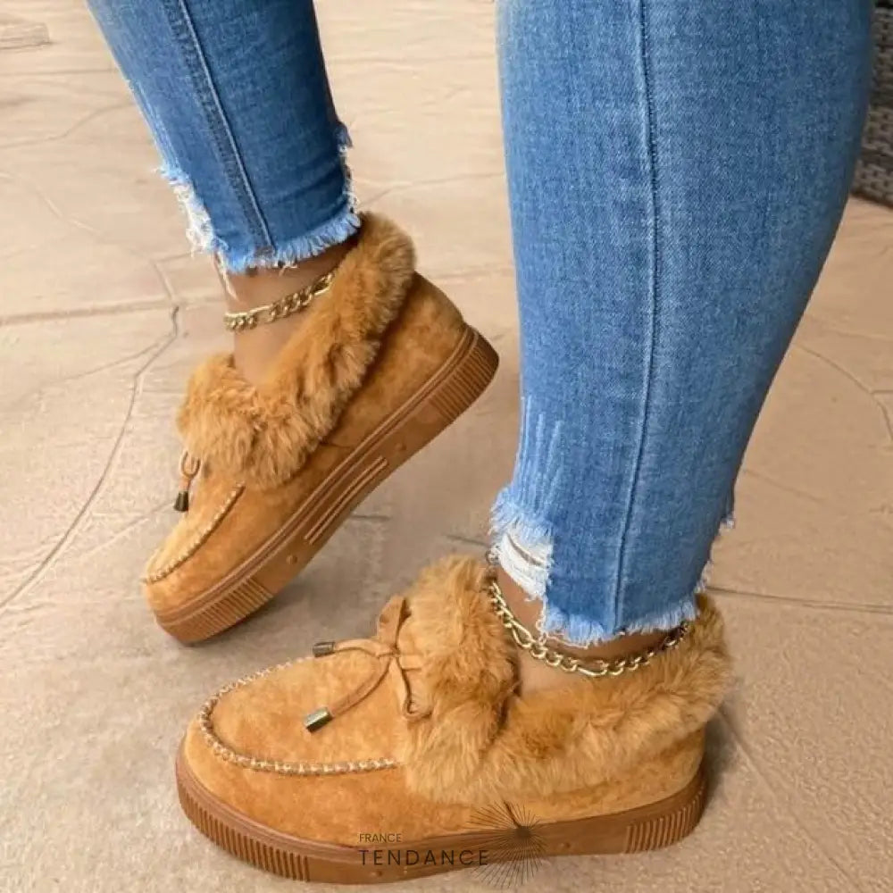 Chaussures Casual à Fourrure | France-Tendance