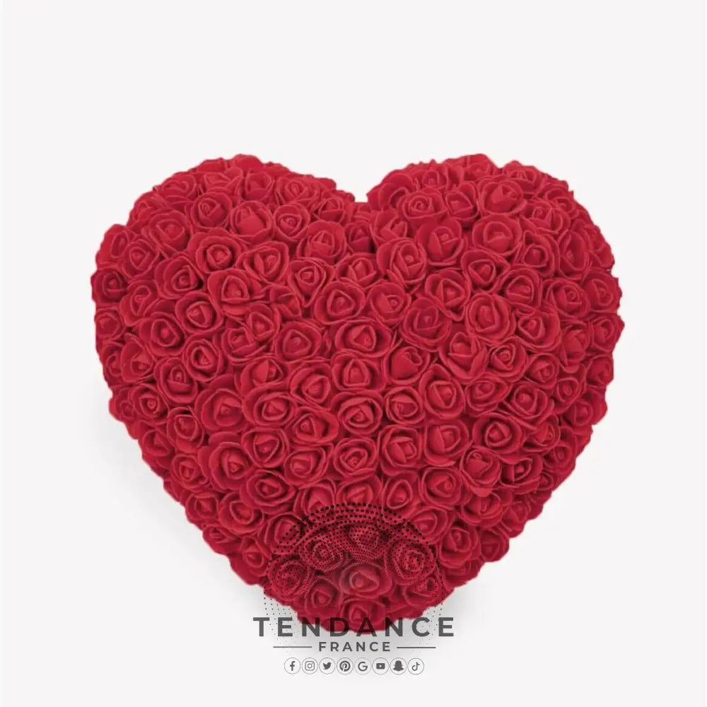 Coeur En Roses Bordeaux | France-Tendance