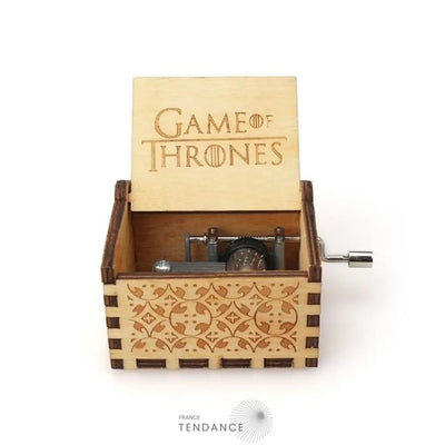 Coffre à Musique En Bois Naturel | France-Tendance