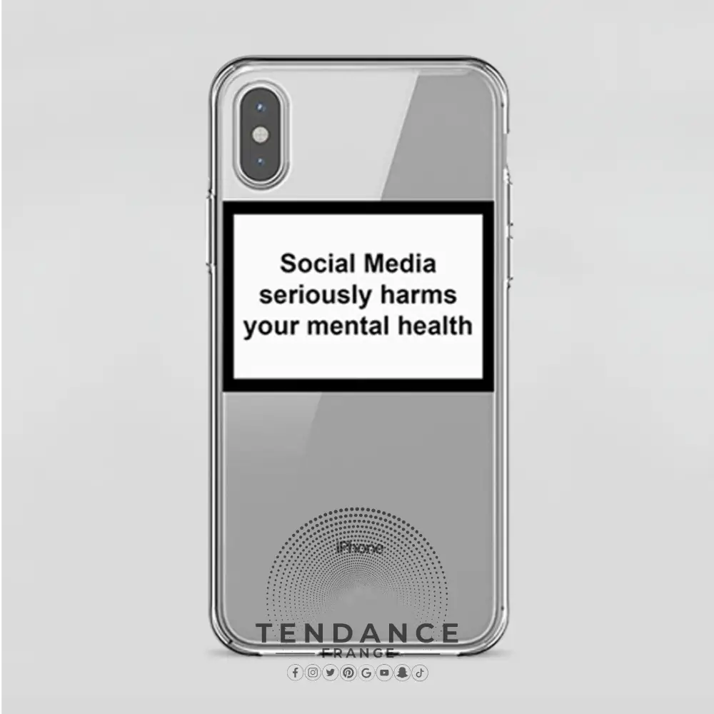Coque Iphone Social Media Seriously Harms Your Mental