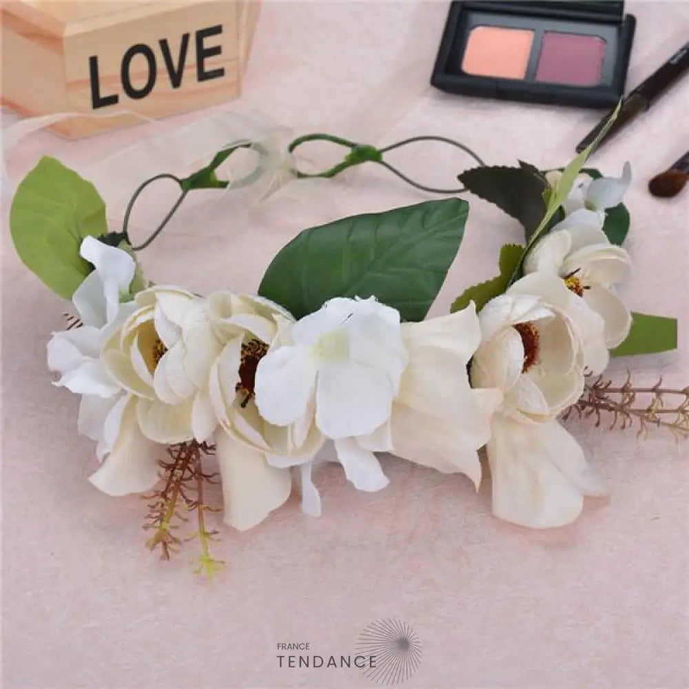 Couronne De Fleurs Pour Mariage | France-Tendance