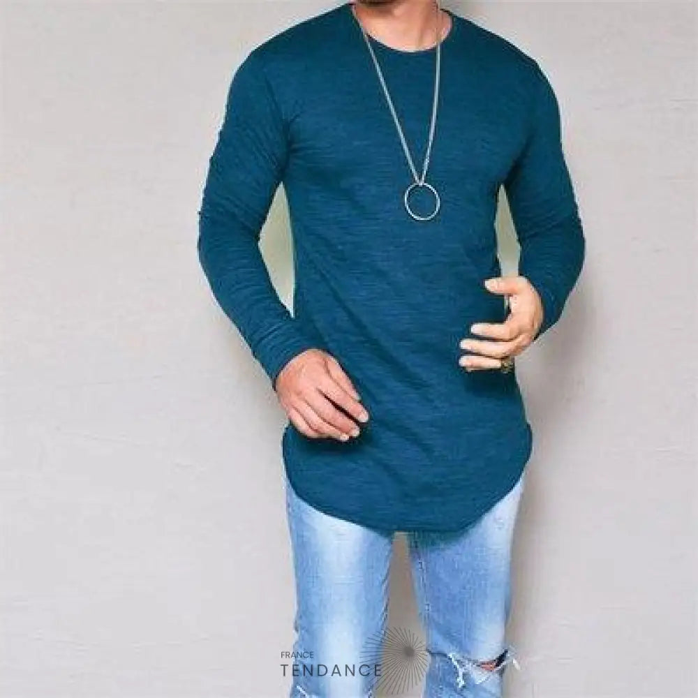 Haut Oversized Col Rond | France-Tendance