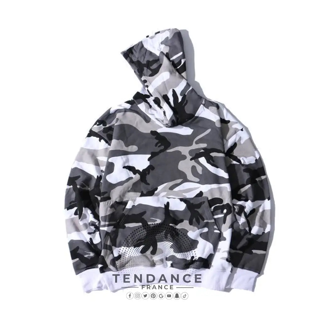 Hoodie Camo x Military | France-Tendance