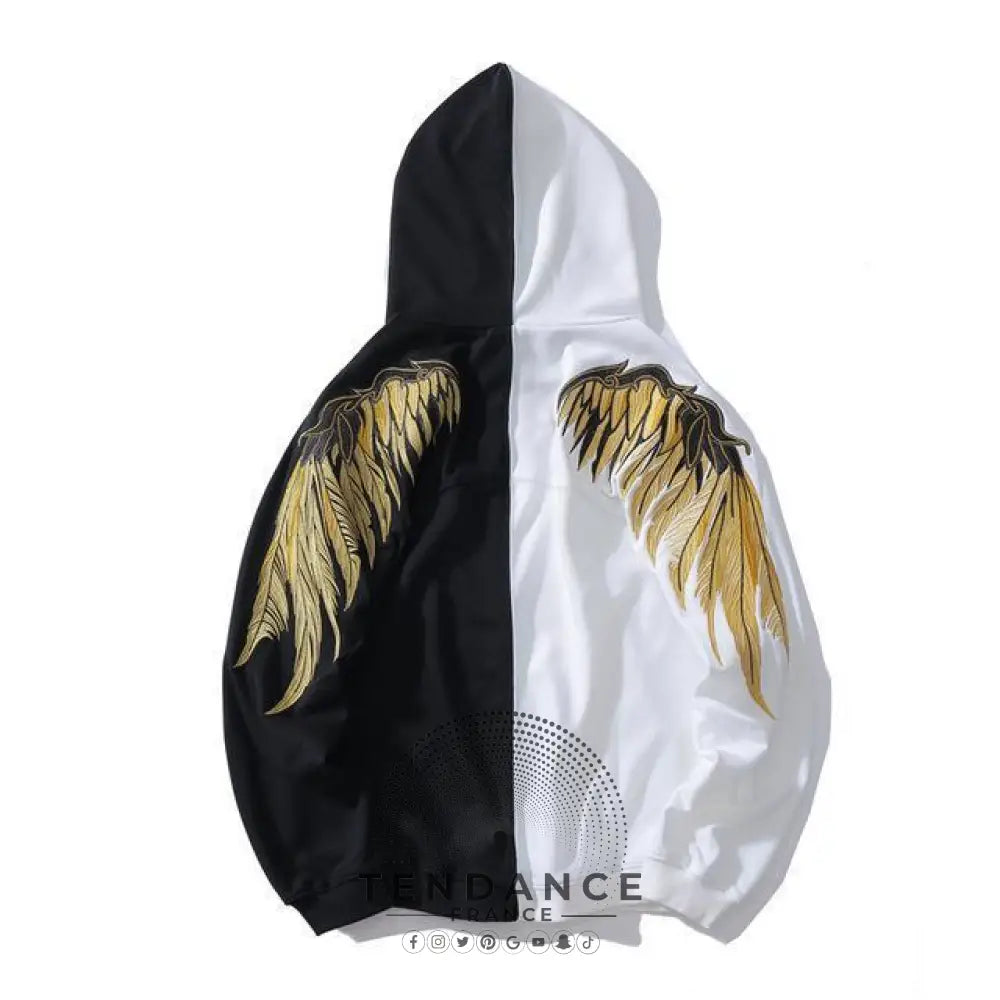 Hoodie Eagle B&w™ | France-Tendance