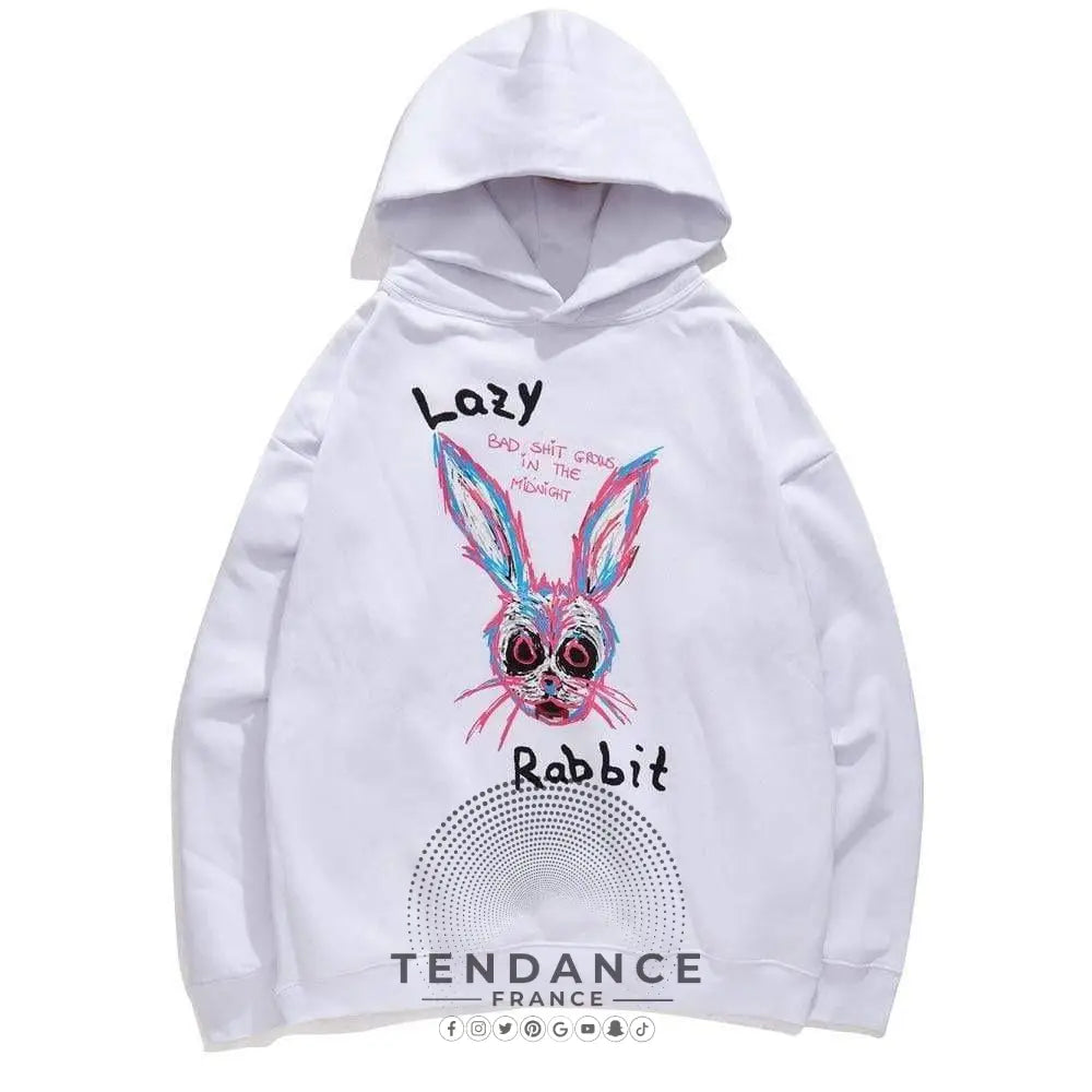Hoodie Lazy Rabbit | France-Tendance