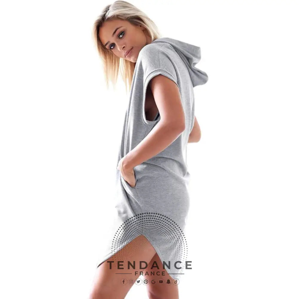 Hoodie Manches Courtes | France-Tendance