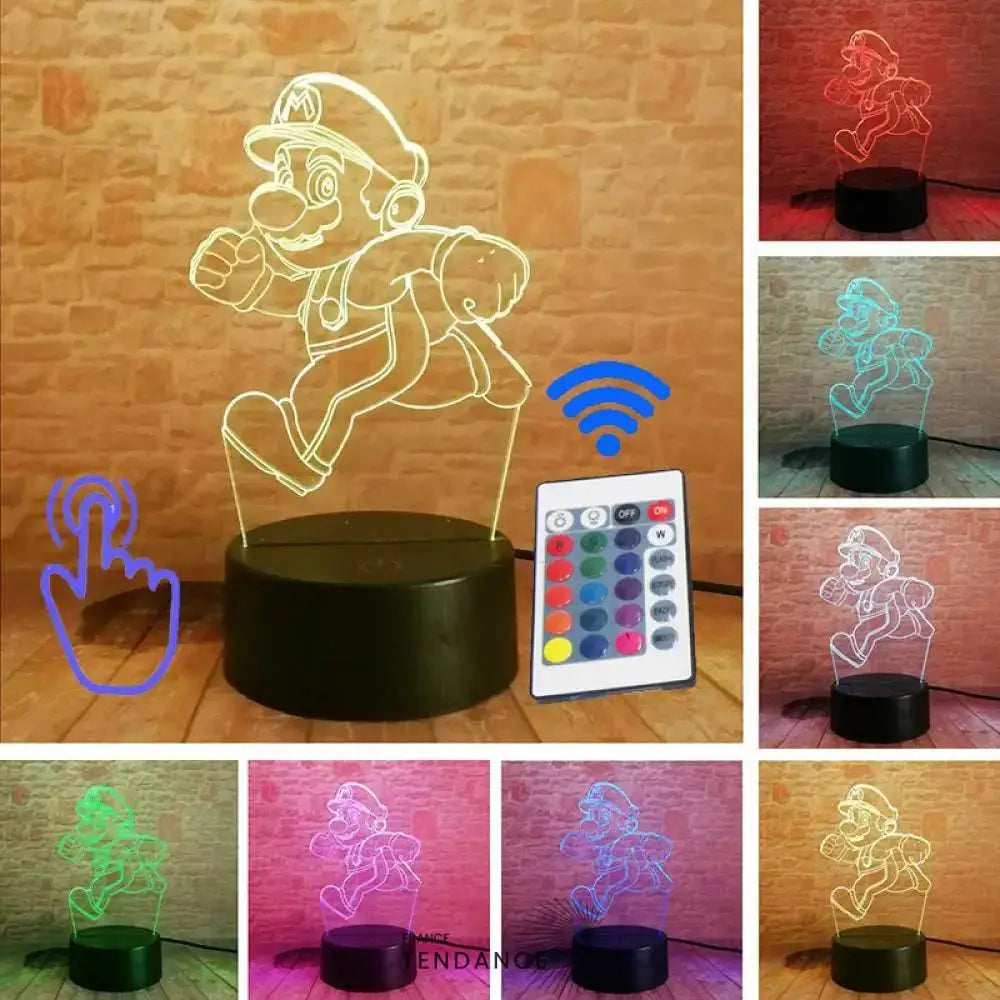 Lampe 3d Mario / Kart | France-Tendance