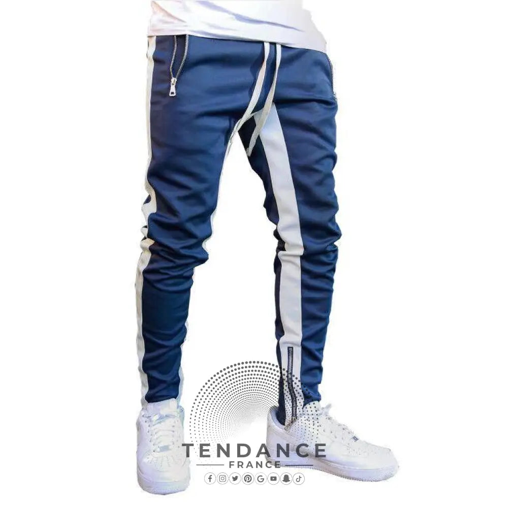 Pantalon De Jogging Zippé | France-Tendance