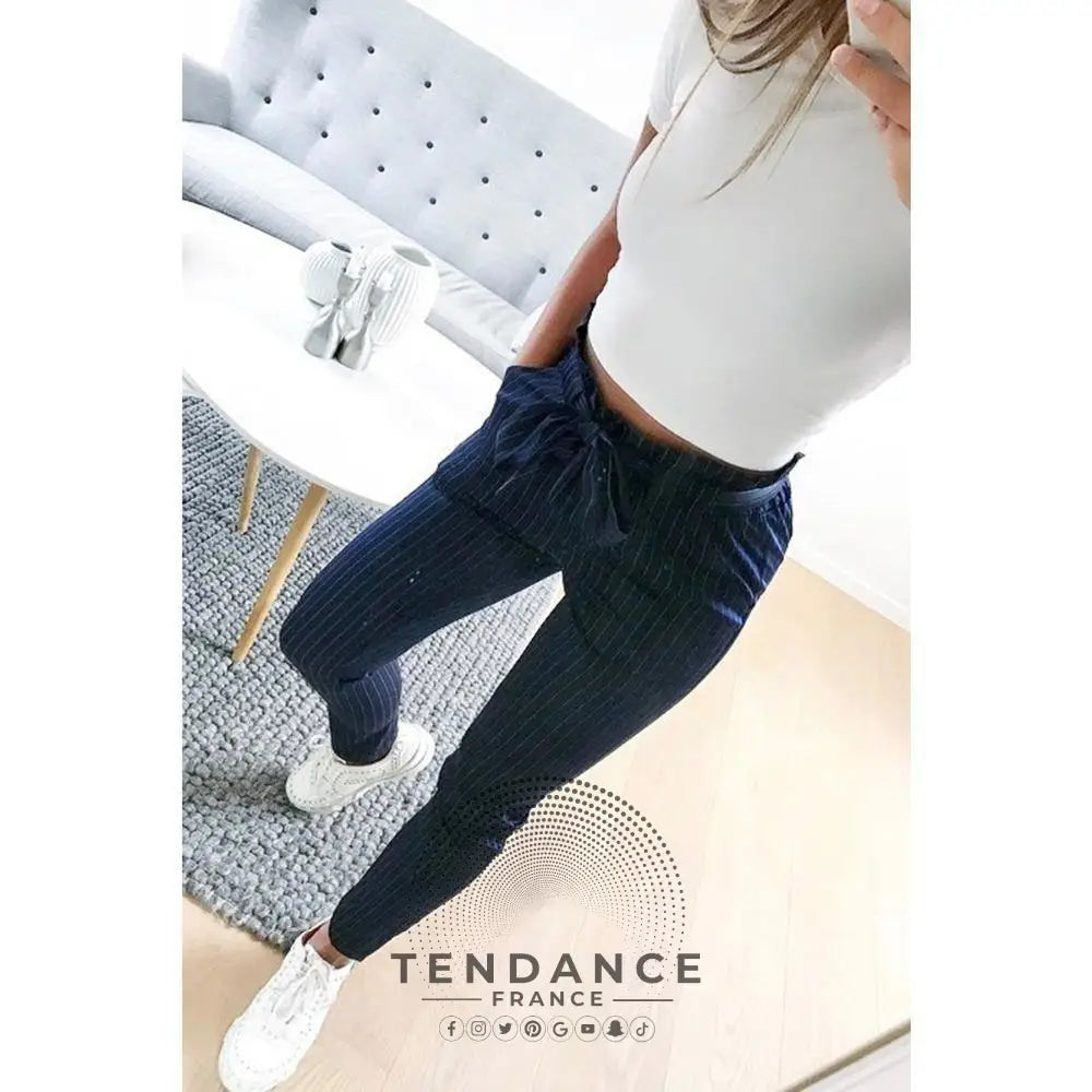 Pantalon Tendance Avec Cordon | France-Tendance