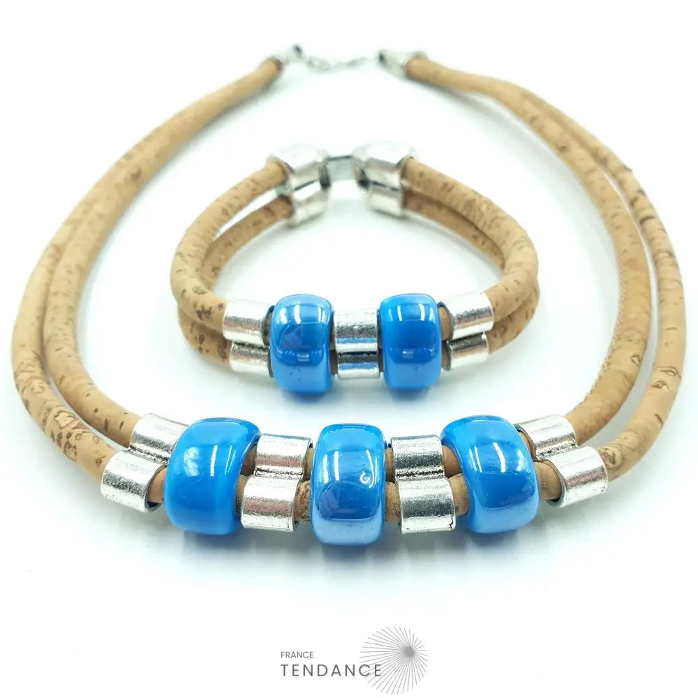 Parure Collier Et Bracelet En Liège | France-Tendance