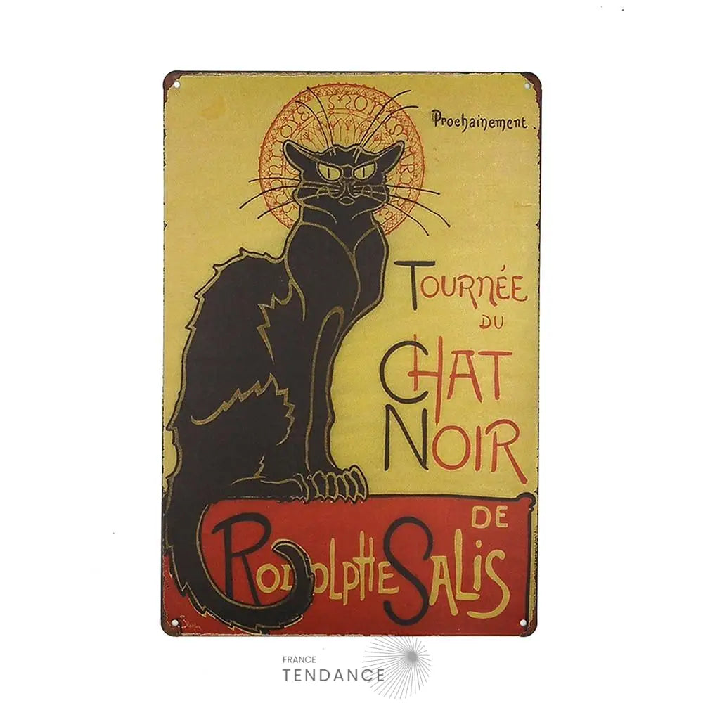 Plaque Vintage Décorative En Métal | France-Tendance