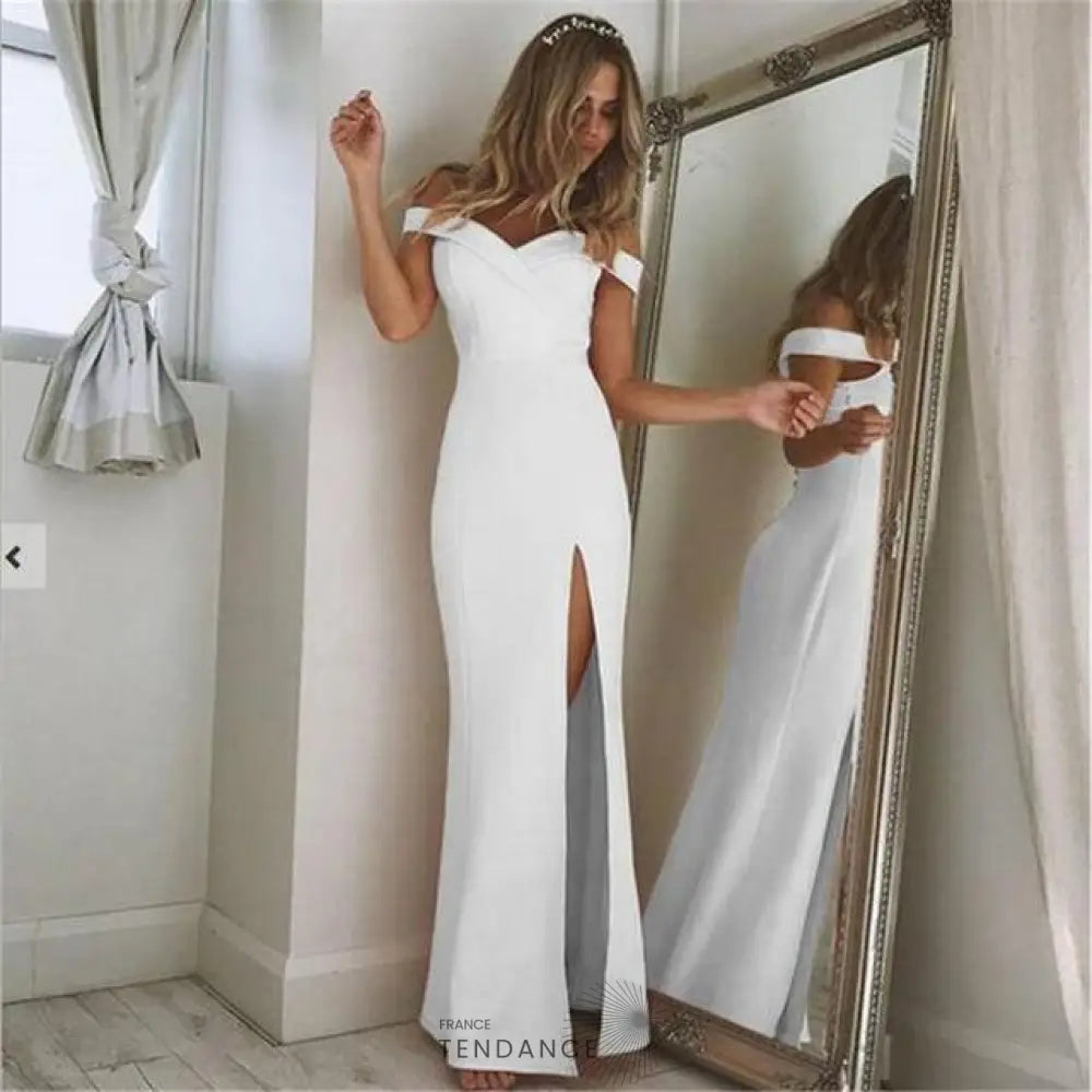 Robe De Cérémonie épaules Nues | France-Tendance