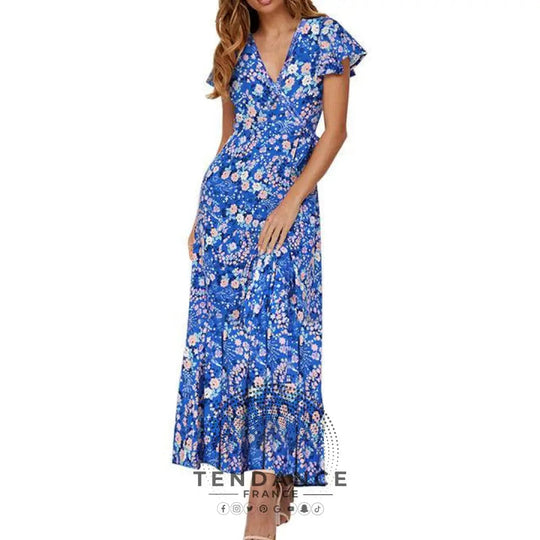 Robe Longue Bohème Nouée | France-Tendance