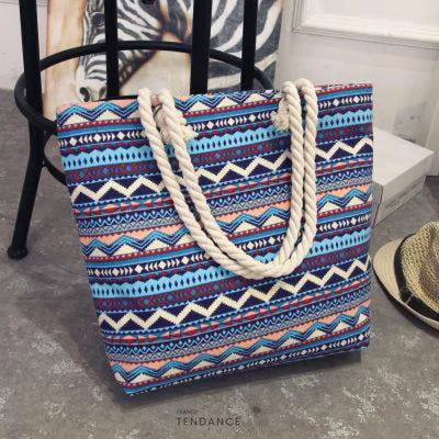 Sac De Plage Fourre-tout Imprimé | France-Tendance