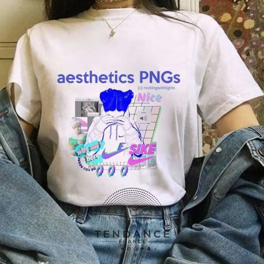 T-shirt Aesthetics Png | France-Tendance