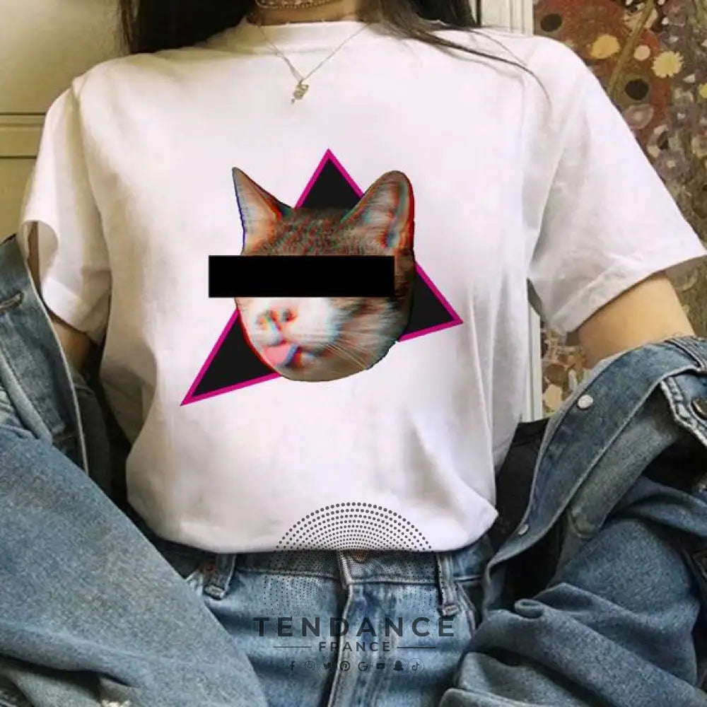 T-shirt Anonymous Cat | France-Tendance