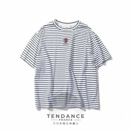T-shirt Brodé Rosa | France-Tendance