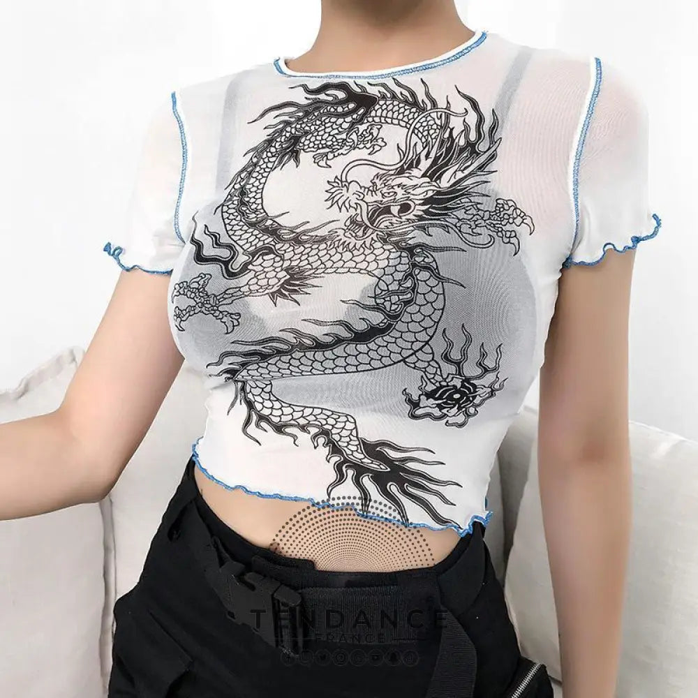 T-shirt Dragon x Transparent | France-Tendance
