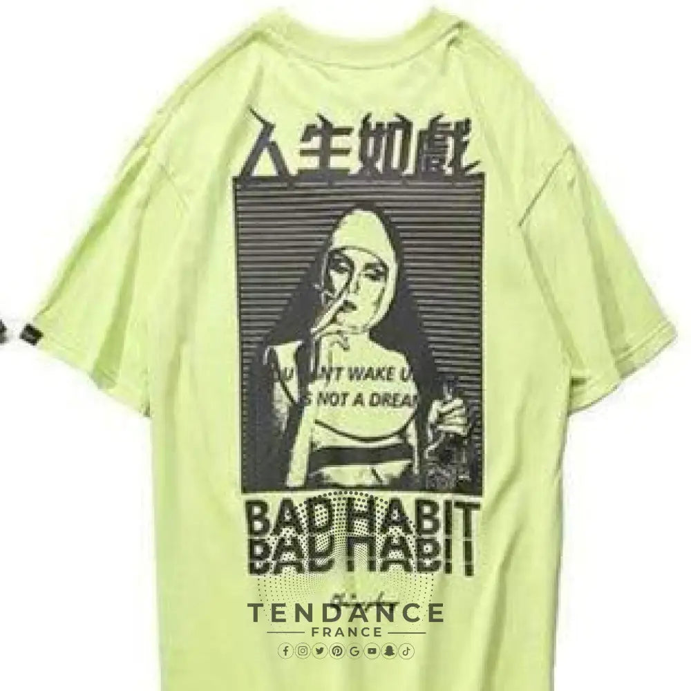 T-shirt Bad Habit 2 | France-Tendance