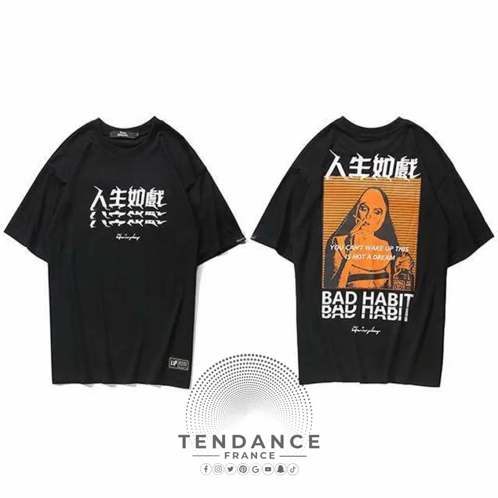 T-shirt Bad Habit 2 | France-Tendance