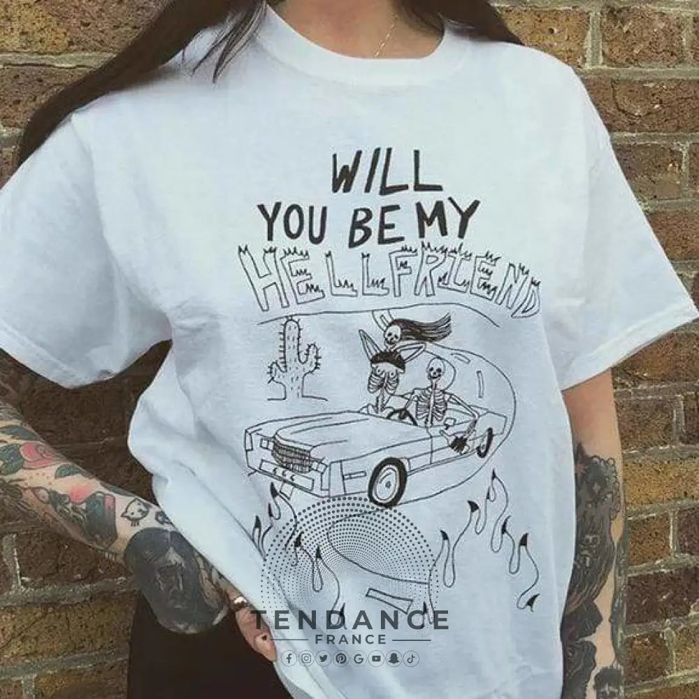 T-shirt Hellfriend | France-Tendance