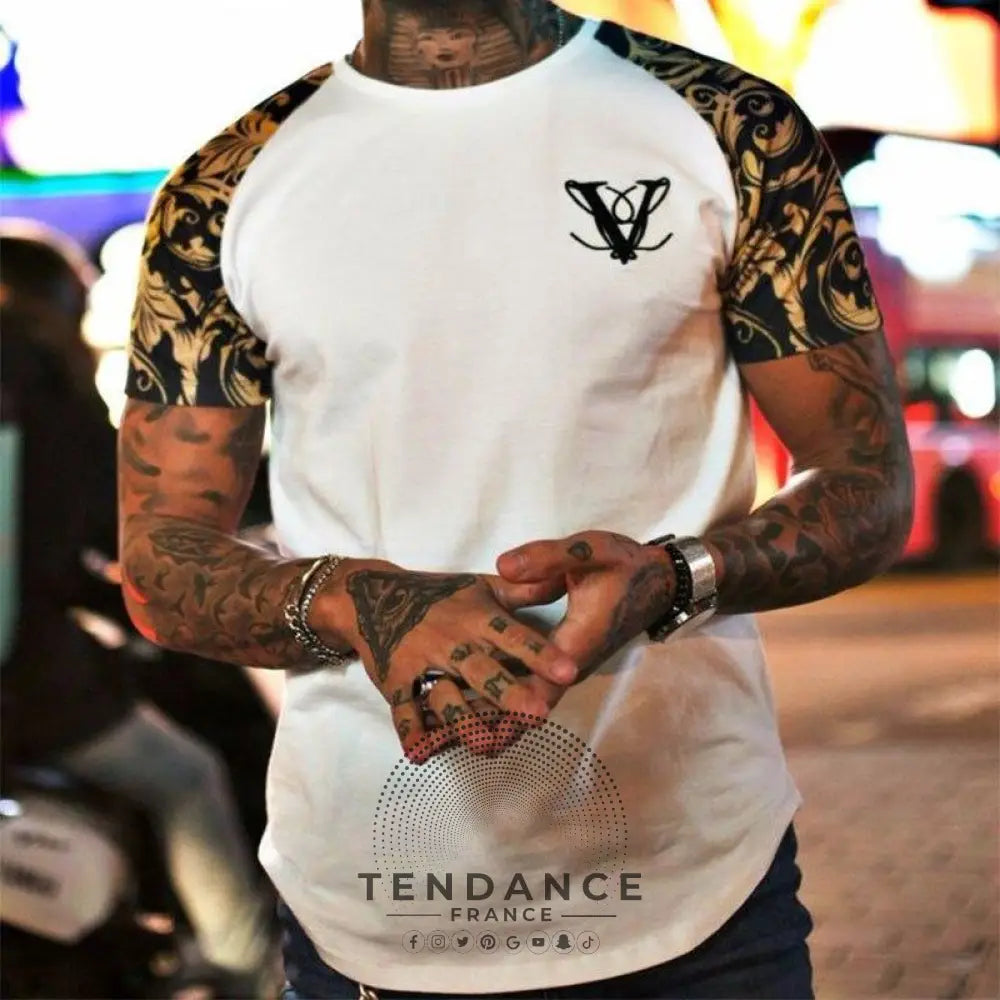 T-shirt Imprimé v | France-Tendance