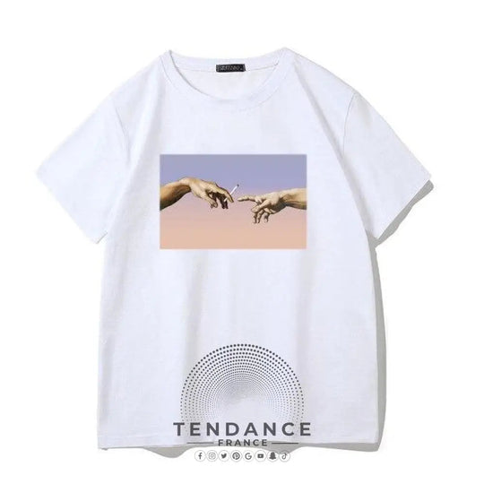 T-shirt Michelangelo Smoke | France-Tendance