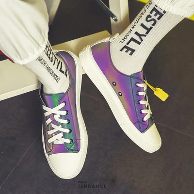Sneakers Urban Laser (multicolore Arc-en-ciel) Réfléchissant