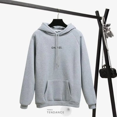 Sweat à Capuche Oh Yes. | France-Tendance